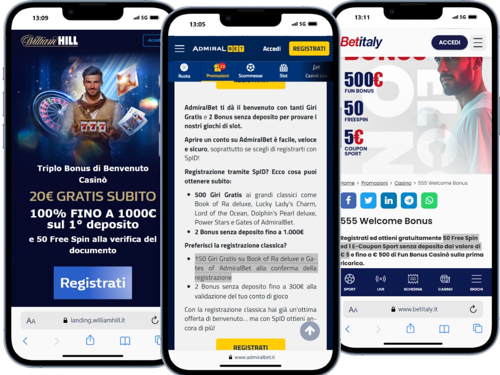 free spins senza deposito immediato senza documenti